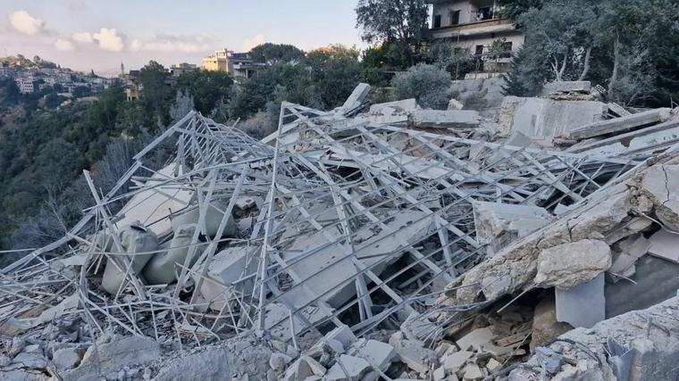مقتل شخصين وجرح آخرين في غارة إسرائيلية على مدينة النبطية جنوبي لبنان