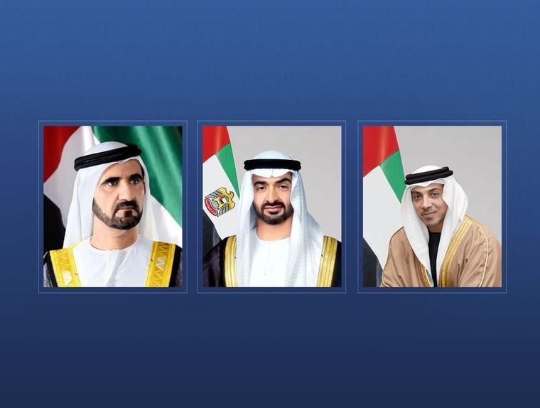 رئيس الإمارات ونائباه يهنئون رئيس أوزبكستان بذكرى استقلال بلاده