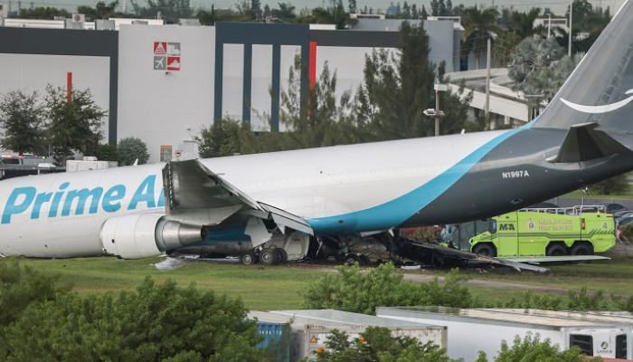 5 قتلى في حادث لطائرة «أمازون» بمطار ميامي الأمريكي