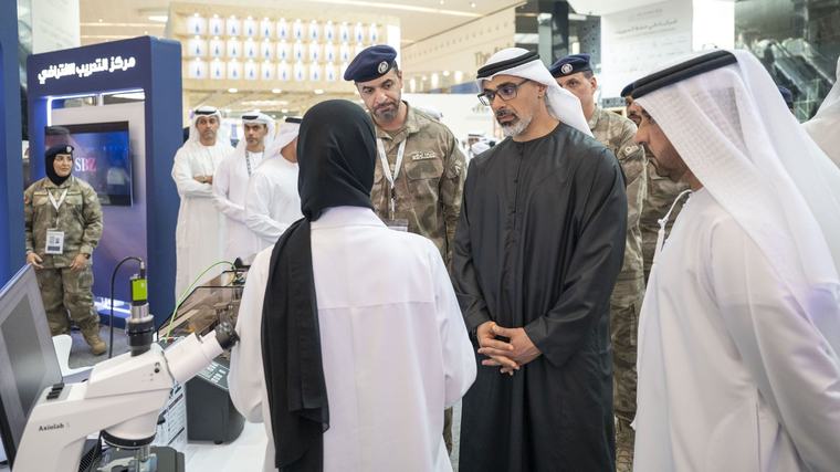 خالد بن محمد بن زايد يزور معرض أبوظبي الدولي للصيد والفروسية 2026