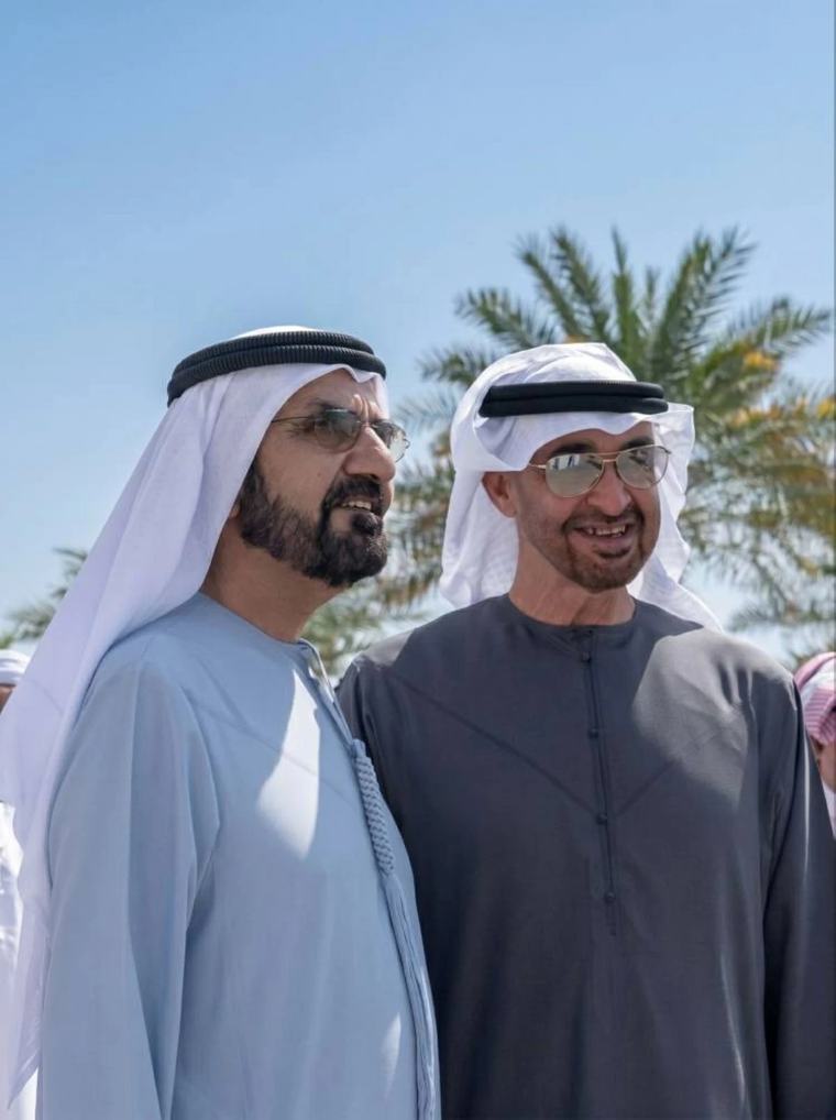 محمد بن زايد لمحمد بن راشد: بو راشد.. كل إنجاز إماراتي أنت أساس فيه