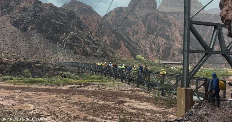 قتيلان و15 مفقوداً بفيضانات غراند كانيون