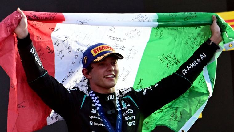 Kimi Antonelli ends 60-year wait for home winner at Italian GP: 'It feels like a dream'